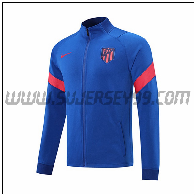 Chaqueta Futbol Atletico Madrid Azul 2021 2022