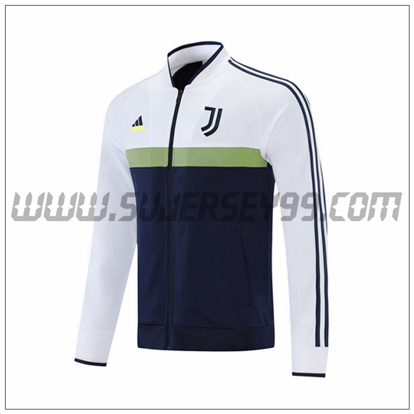 Chaqueta Futbol Juventus Blanco/Azul Marino 2021 2022