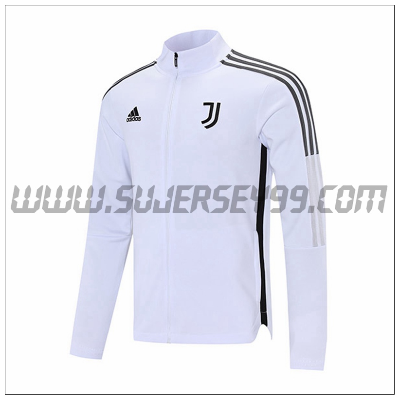 Chaqueta Futbol Juventus Blanco/Gris 2021 2022