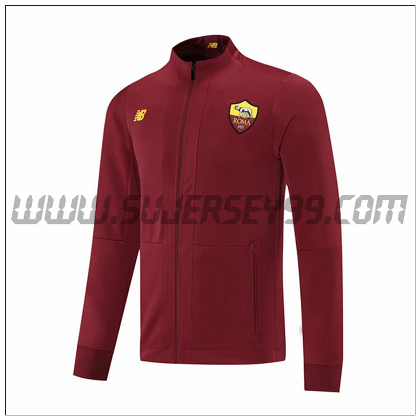 Chaqueta Futbol AS Roma Rojo 2021 2022