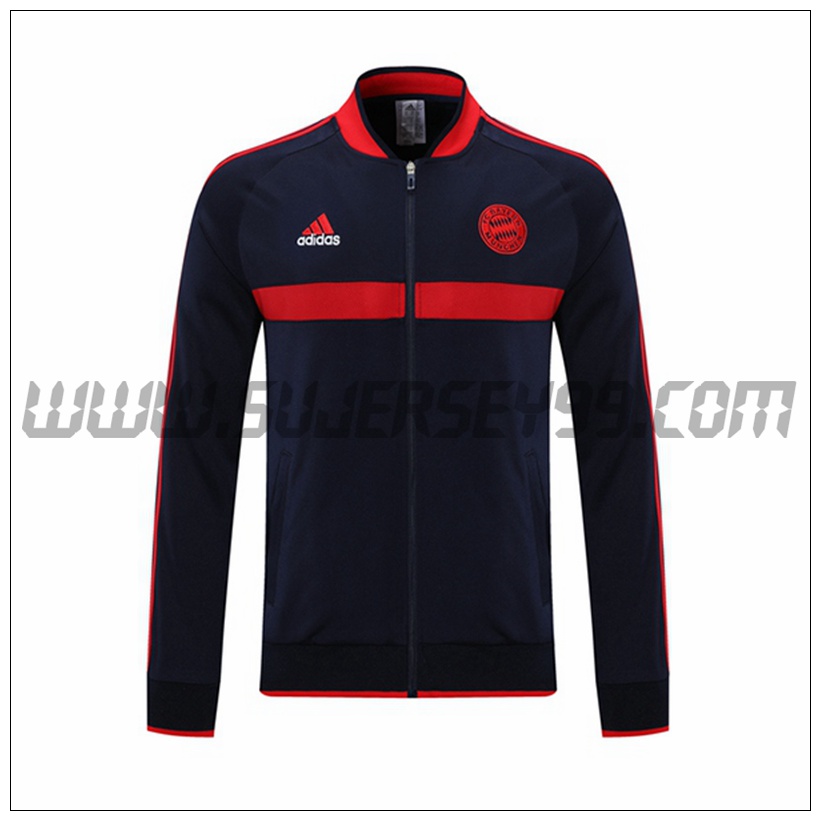 Chaqueta Futbol Bayern Munich Negro/Rojo 2021 2022