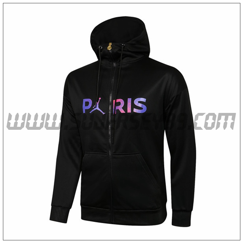 Chaqueta con Capucha Jordan PSG Negro 2021 2022