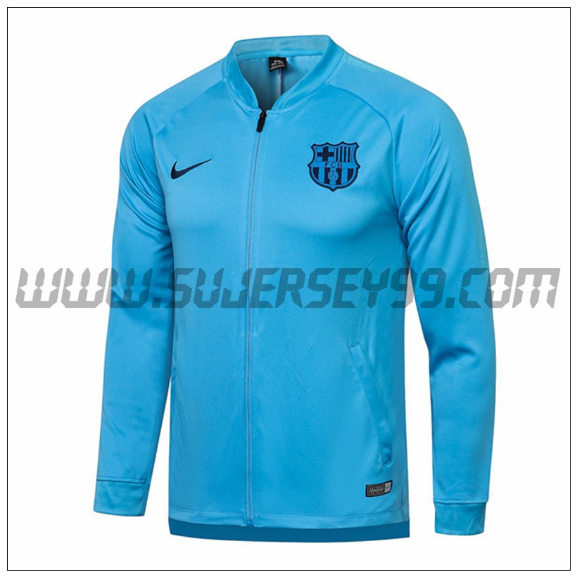 Chaqueta Futbol FC Barcelona Azul 2021 2022