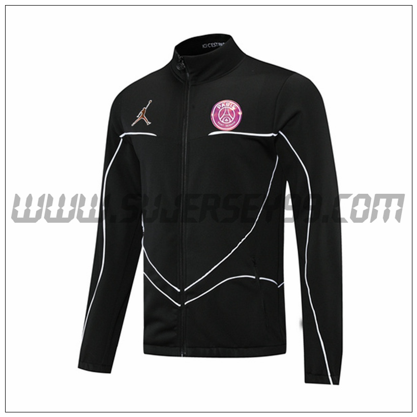 Chaqueta Futbol Jordan PSG Negro 2021 2022