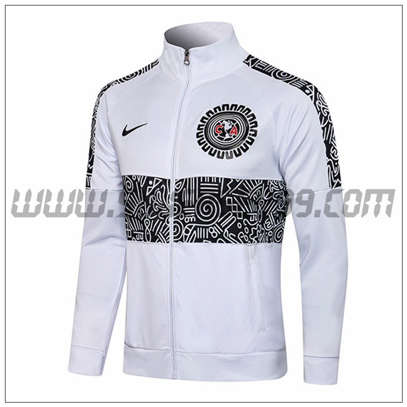 Chaqueta Futbol Club America Blanco 2021 2022