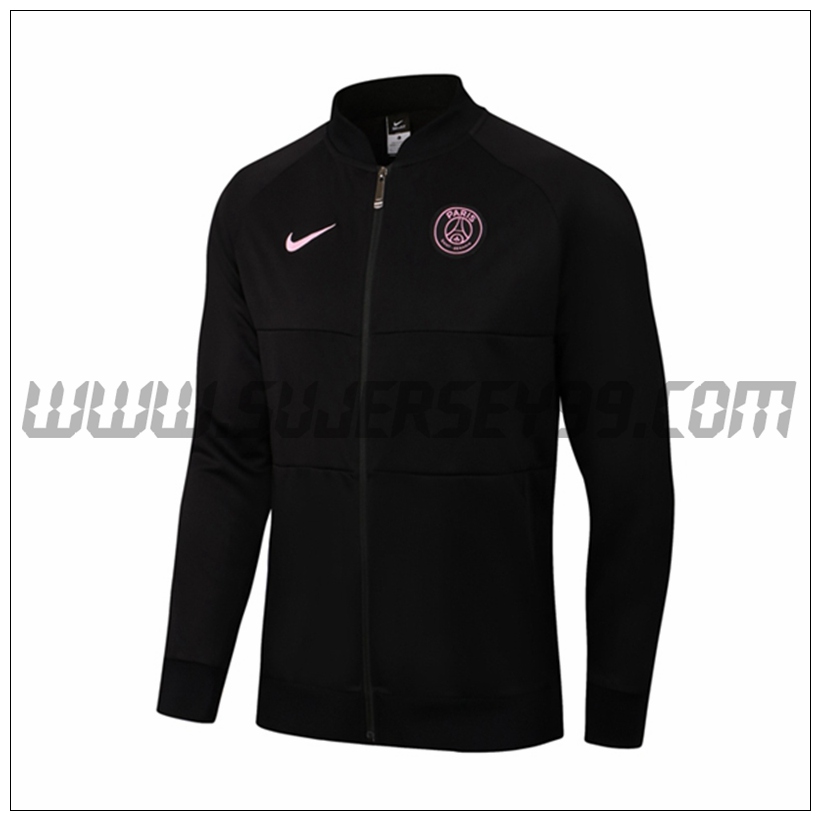 Chaqueta Futbol PSG Negro 2021 2022