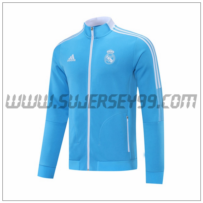 Chaqueta Futbol Real Madrid Azul 2021 2022