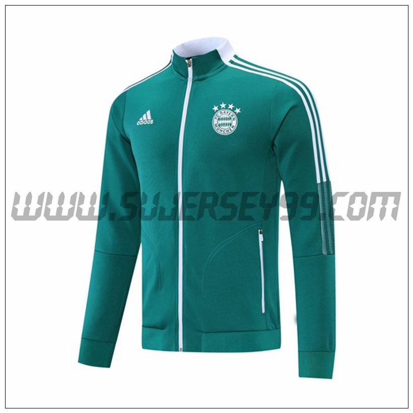 Chaqueta Futbol Bayern Munich Verde 2021 2022