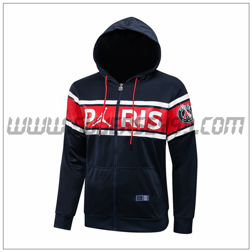 Chaqueta con Capucha Jordan PSG Negro 2021 2022