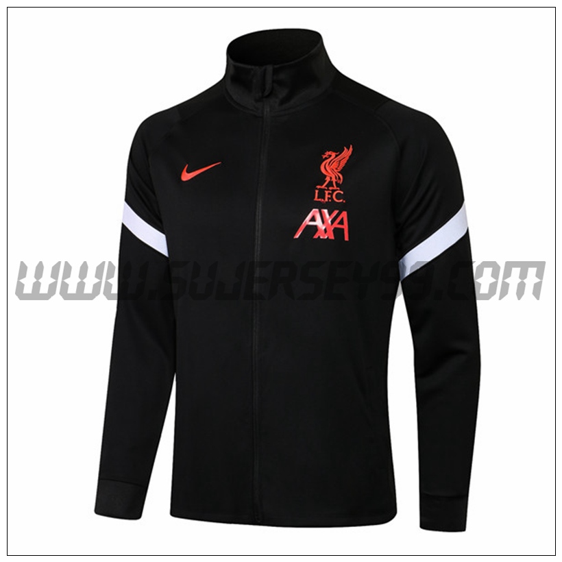 Chaqueta Futbol FC Liverpool Negro 2021 2022