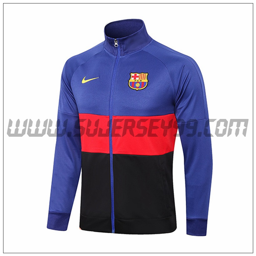 Chaqueta Futbol FC Barcelona Azul/Rojo/Negro 2021 2022