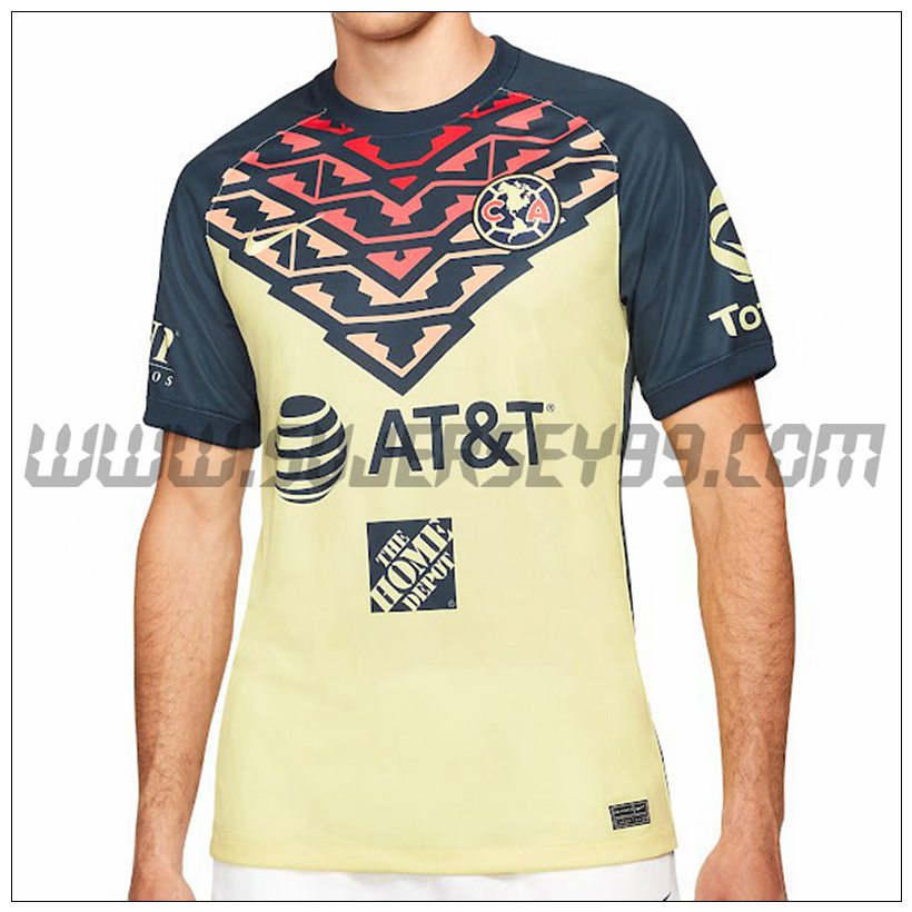 Primera Camiseta Futbol Club America 2021 2022