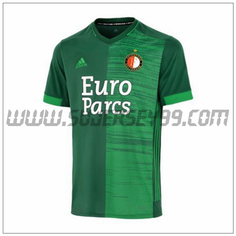 Segunda Camiseta Futbol Feyenoord 2021 2022