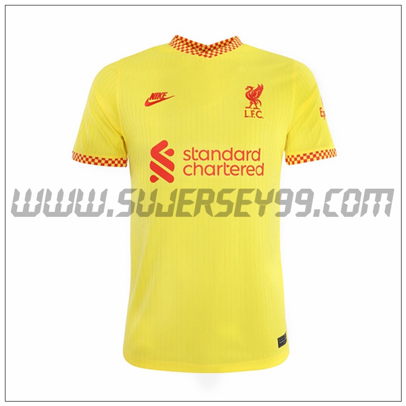 Tercera Camiseta Futbol FC Liverpool 2021 2022