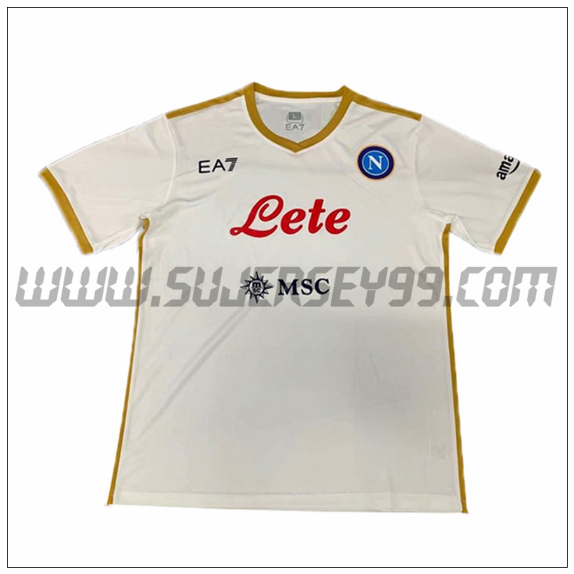 Segunda Camiseta Futbol SSC Napoles 2021 2022