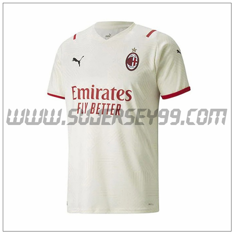 Segunda Camiseta Futbol AC Milan 2021 2022