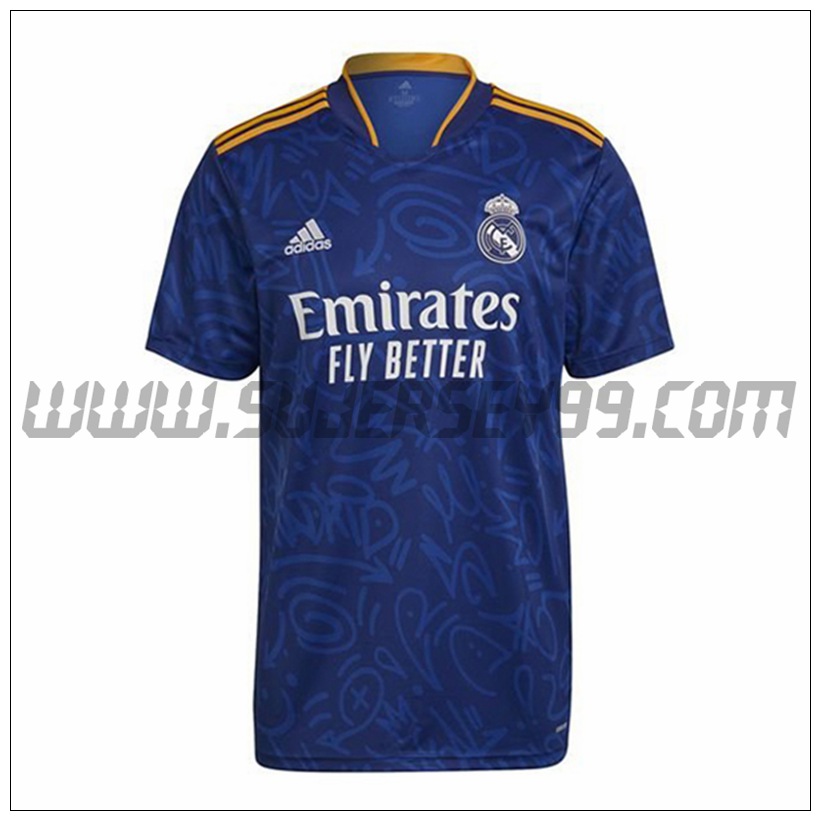 Segunda Camiseta Futbol Real Madrid 2021 2022