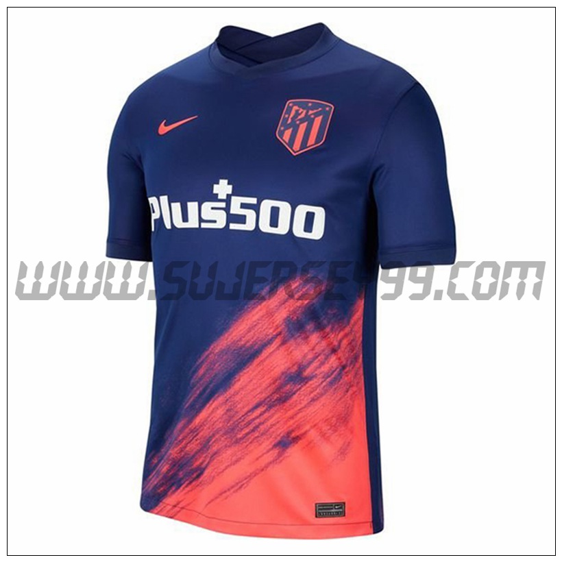 Segunda Camiseta Futbol Atletico Madrid 2021 2022