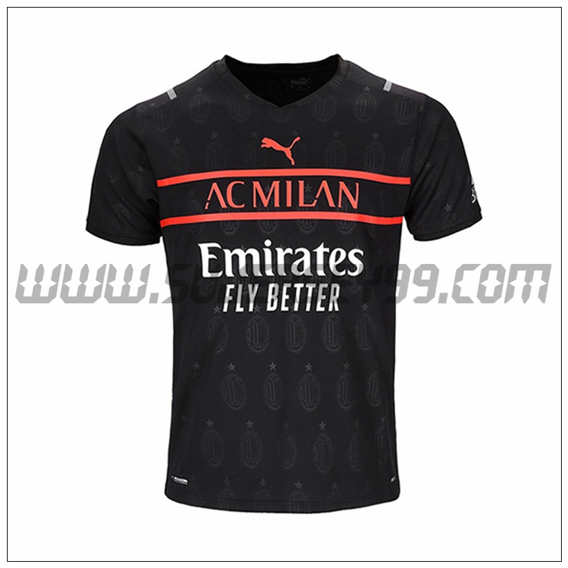 Tercera Camiseta Futbol AC Milan 2021 2022