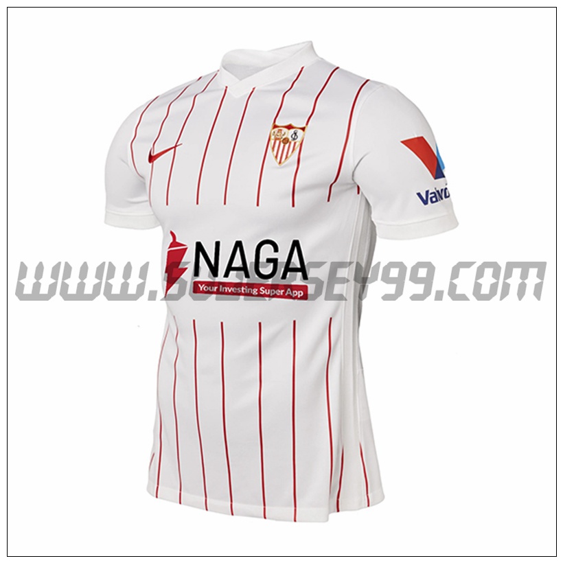 Primera Camiseta Futbol Sevilla FC 2021 2022