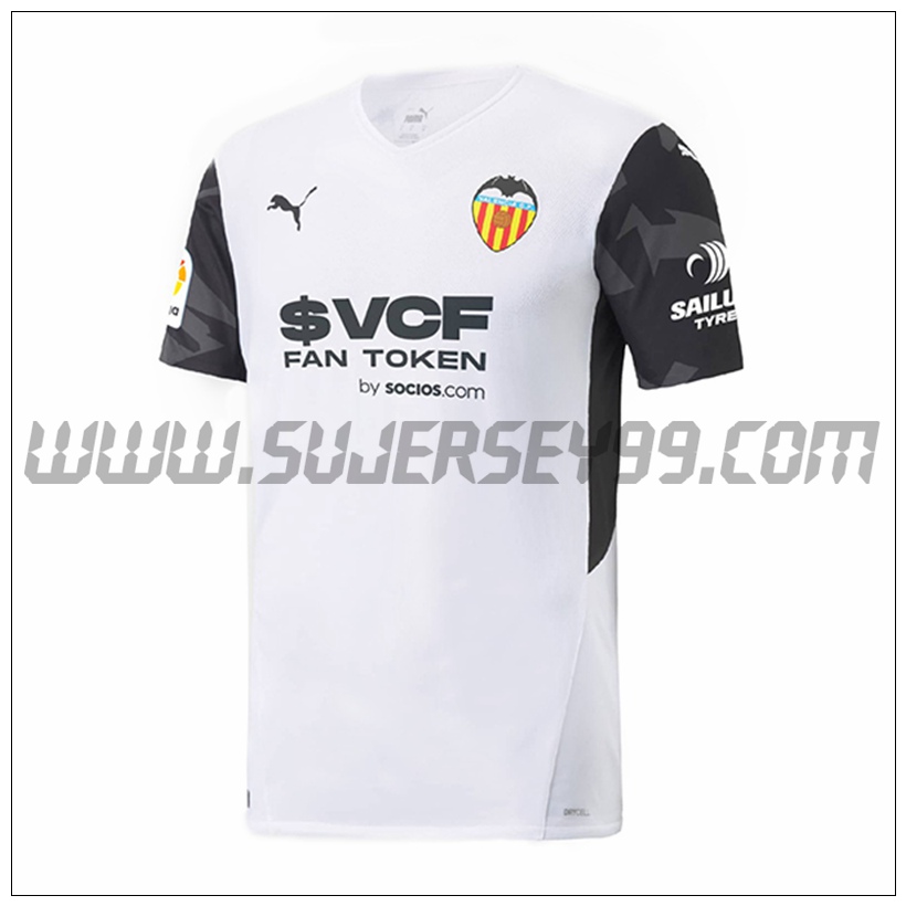 Primera Camiseta Futbol Valencia CF 2021 2022