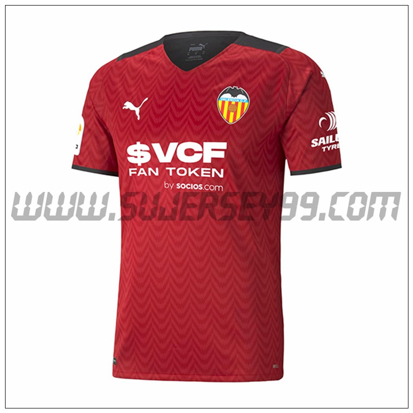 Segunda Camiseta Futbol Valencia CF 2021 2022