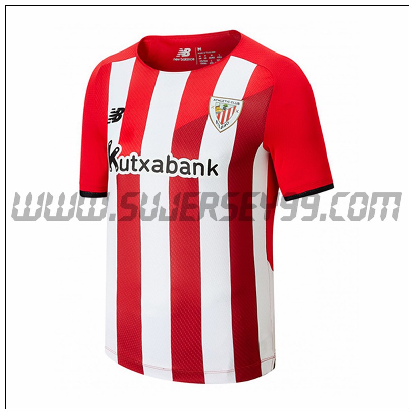 Primera Camiseta Futbol Athletic Bilbao 2021 2022