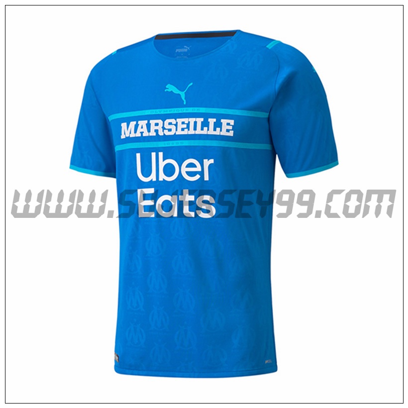 Tercera Camiseta Futbol Marsella OM 2021 2022