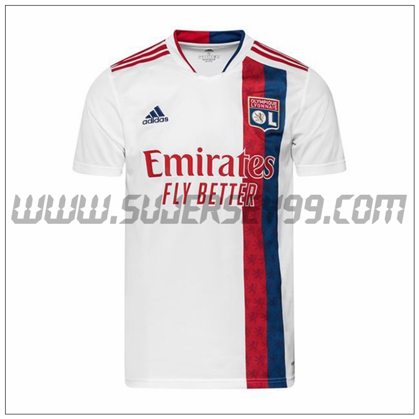 Primera Camiseta Futbol Lyon OL 2021 2022