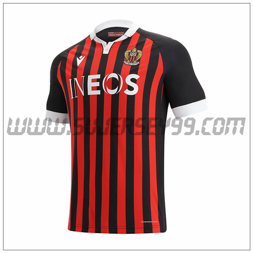 Primera Camiseta Futbol OGC Nice 2021 2022