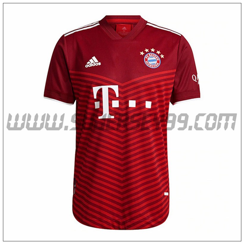 Primera Camiseta Futbol Bayern de Munich 2021 2022