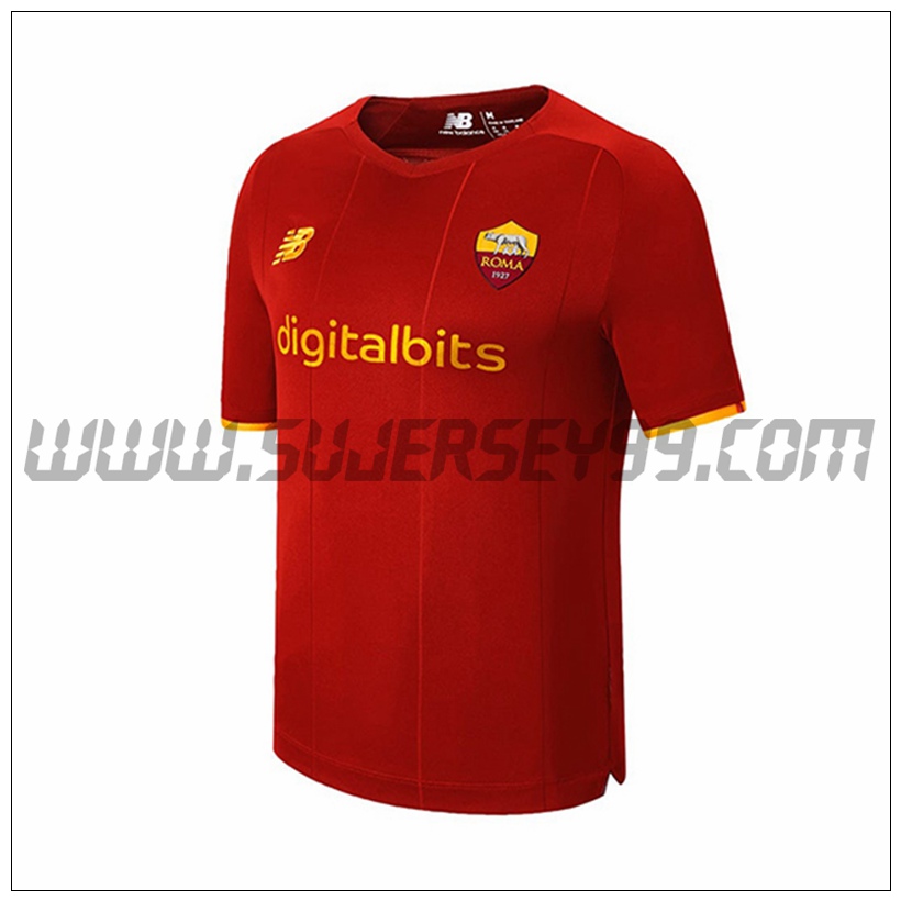 Primera Camiseta Futbol AS Roma 2021 2022