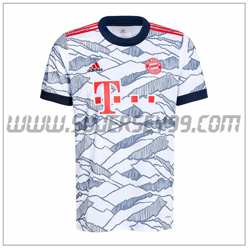 Tercera Camiseta Futbol Bayern de Munich 2021 2022