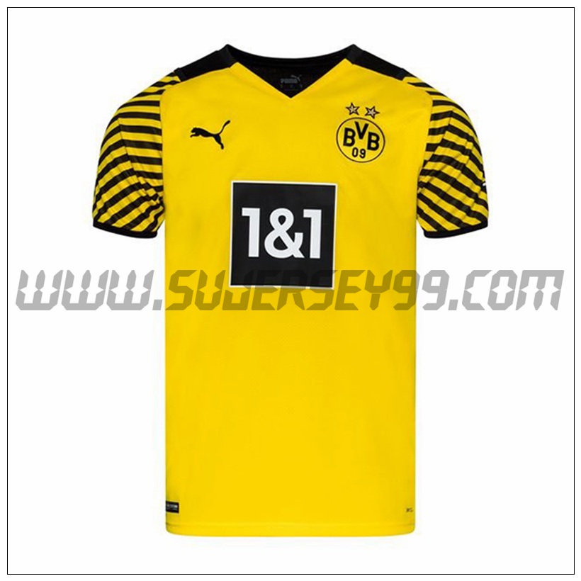 Primera Camiseta Futbol Dortmund BVB 2021 2022