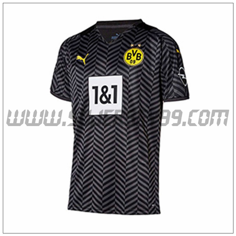 Segunda Camiseta Futbol Dortmund BVB 2021 2022