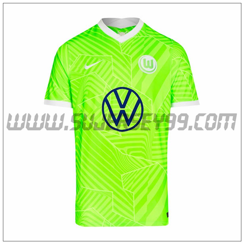 Primera Camiseta Futbol Vfl Wolfsburg 2021 2022