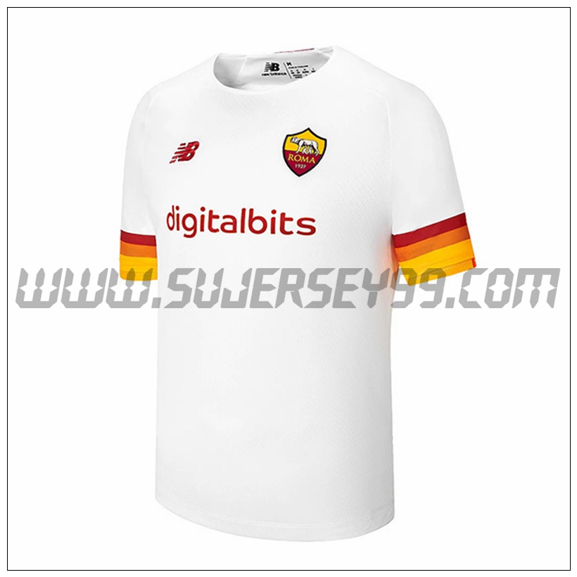 Segunda Camiseta Futbol AS Roma 2021 2022