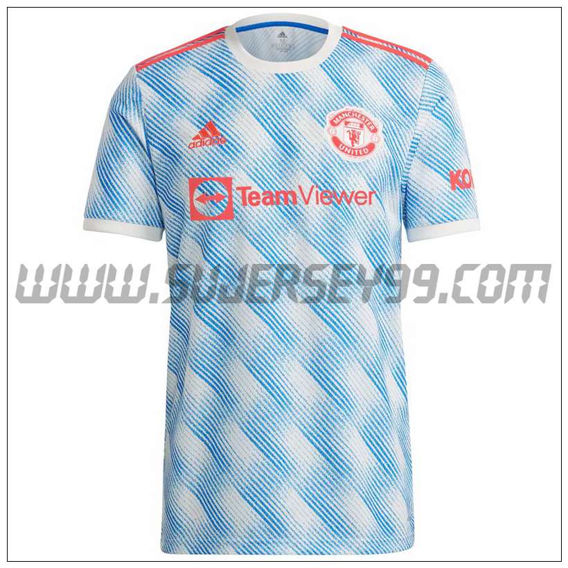 Segunda Camiseta Futbol Manchester United 2021 2022