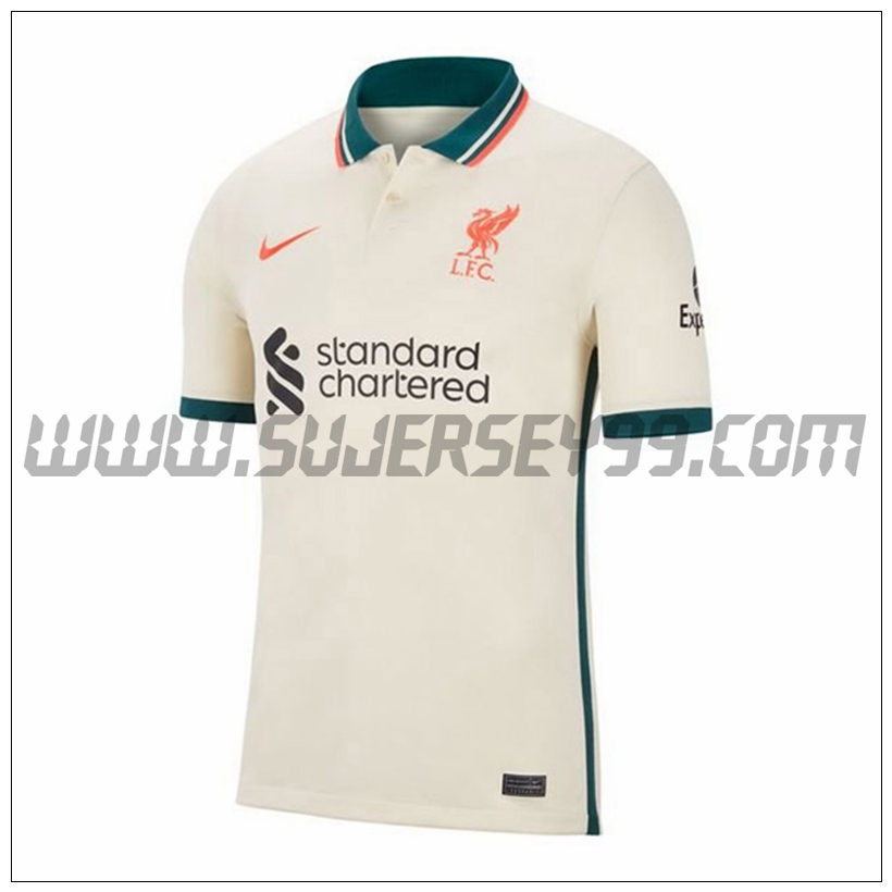 Segunda Camiseta Futbol FC Liverpool 2021 2022