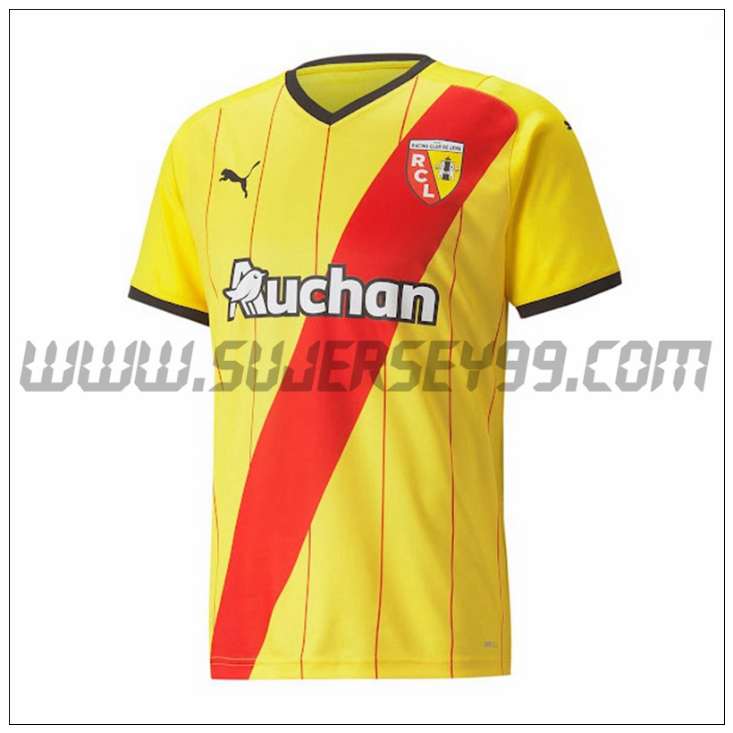 Primera Camiseta Futbol RC Lens 2021 2022