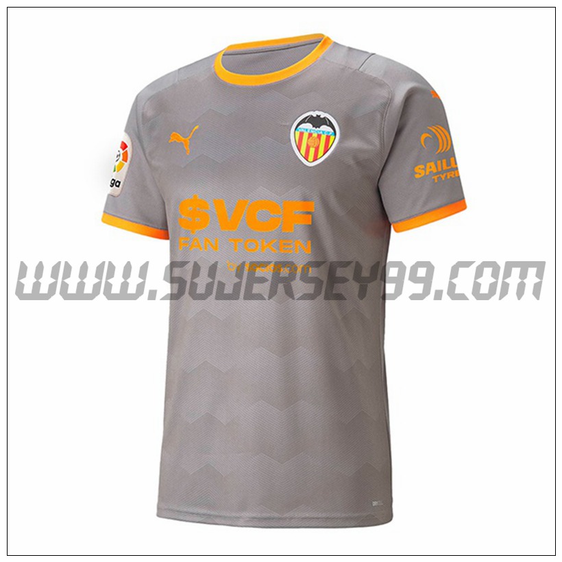 Segunda Camiseta Futbol Valencia CF Cuarta 2021 2022