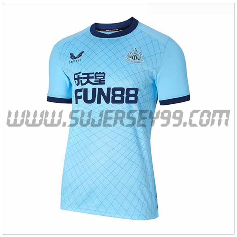 Tercera Camiseta Futbol Newcastle United 2021 2022