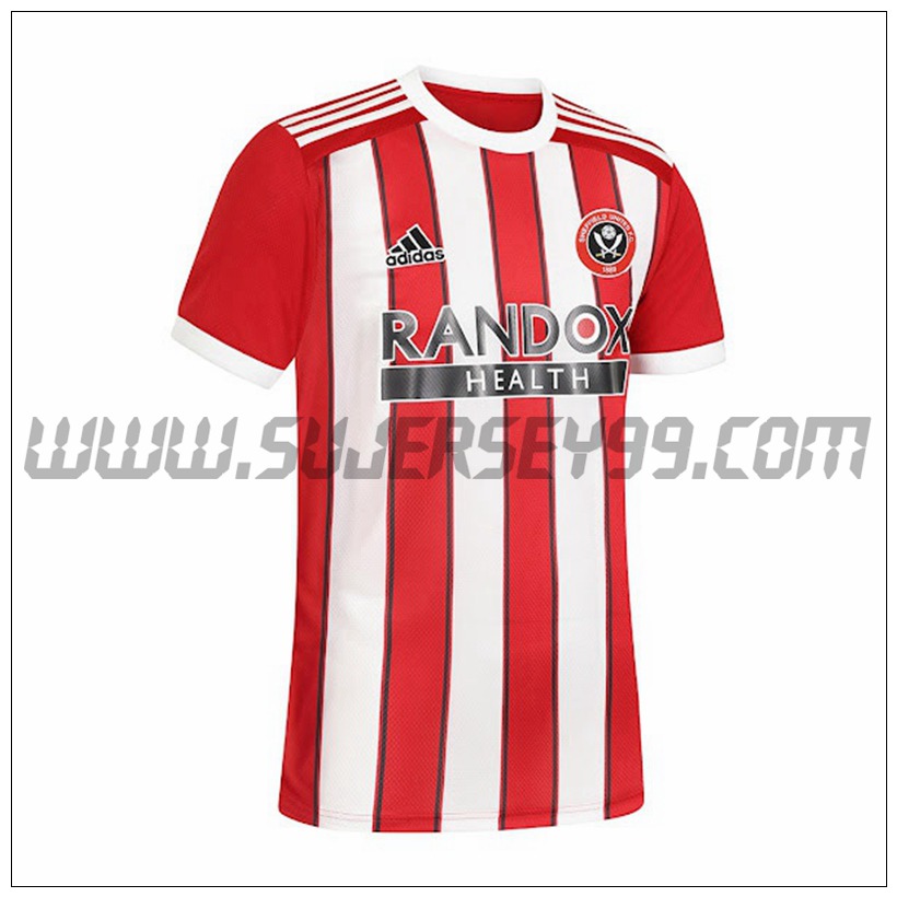 Primera Camiseta Futbol Sheffield United 2021 2022