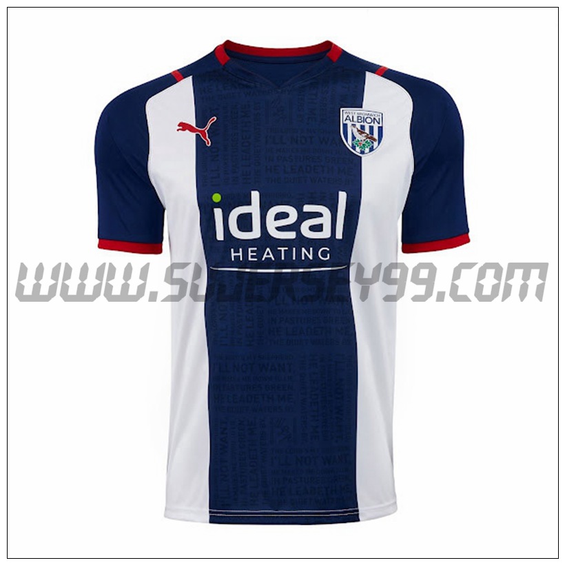 Primera Camiseta Futbol West Bromwich 2021 2022