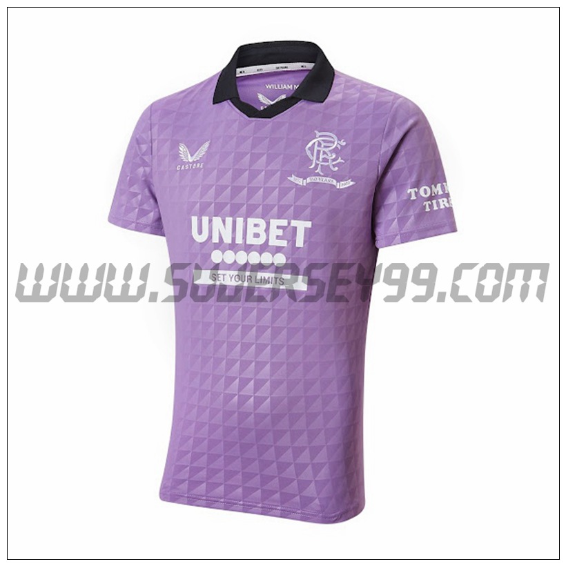 Tercera Camiseta Futbol Rangers FC 2021 2022