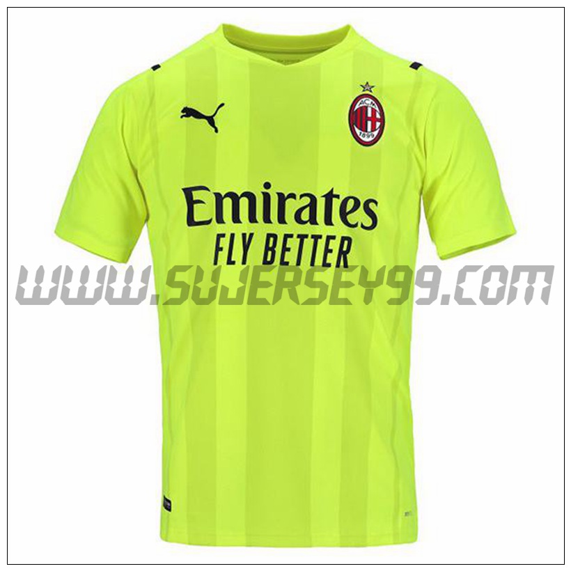 Segunda Camiseta Futbol Portero AC Milan 2021 2022