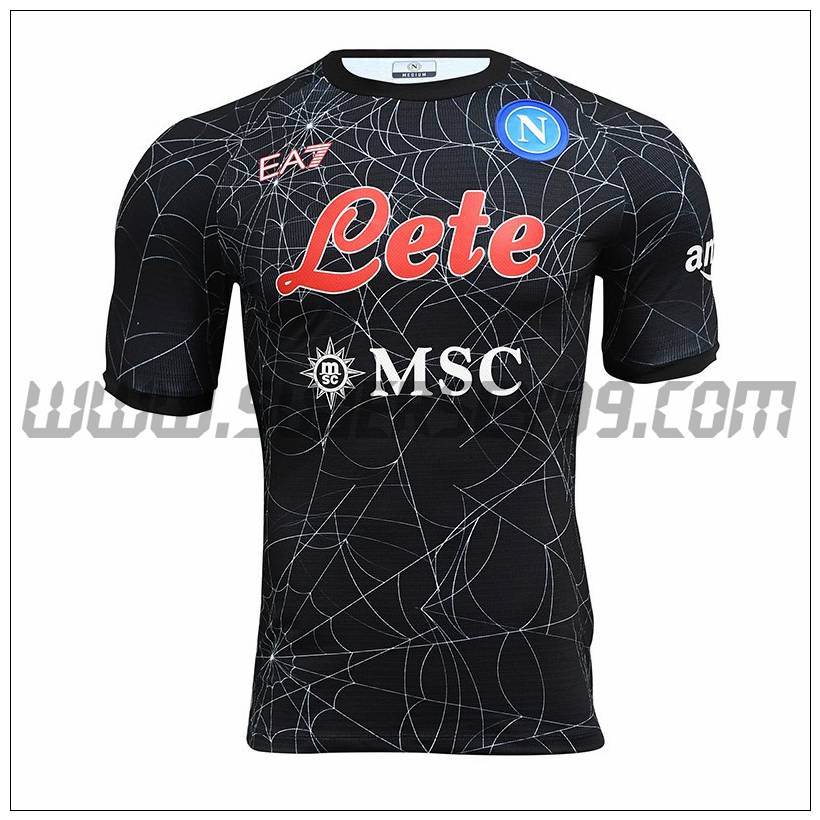 Segunda Camiseta Futbol SSC Napoles Partido de Halloween 2021 2022