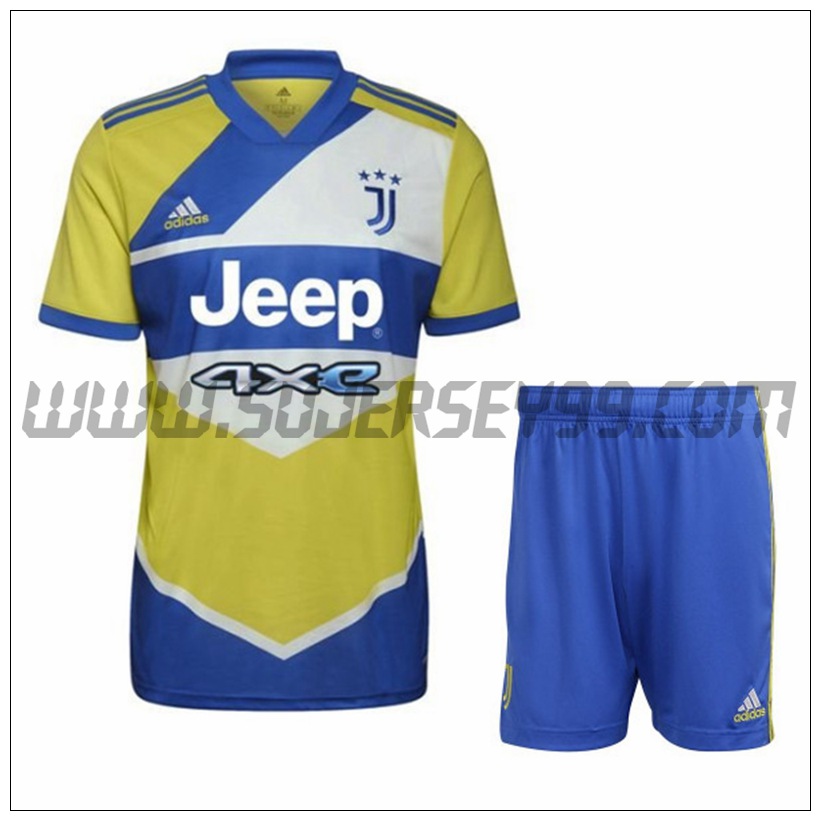 Tercera Equipacion del Juventus Ninos 2021 2022