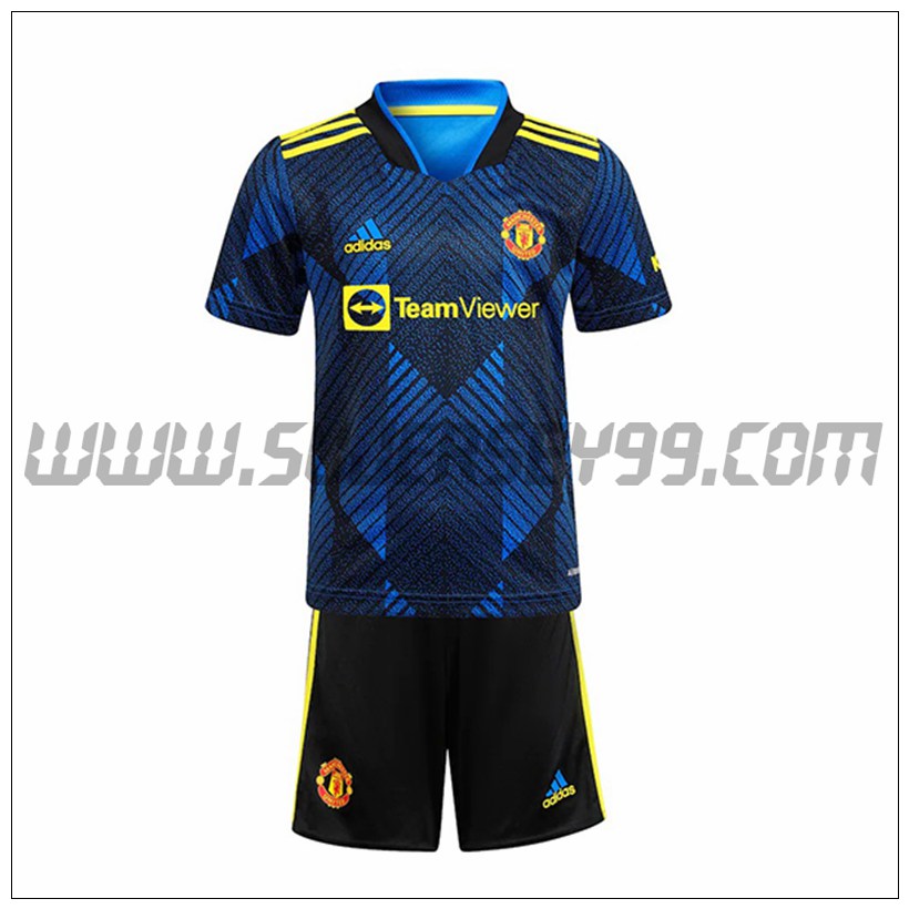 Tercera Equipacion del Manchester United Ninos 2021 2022