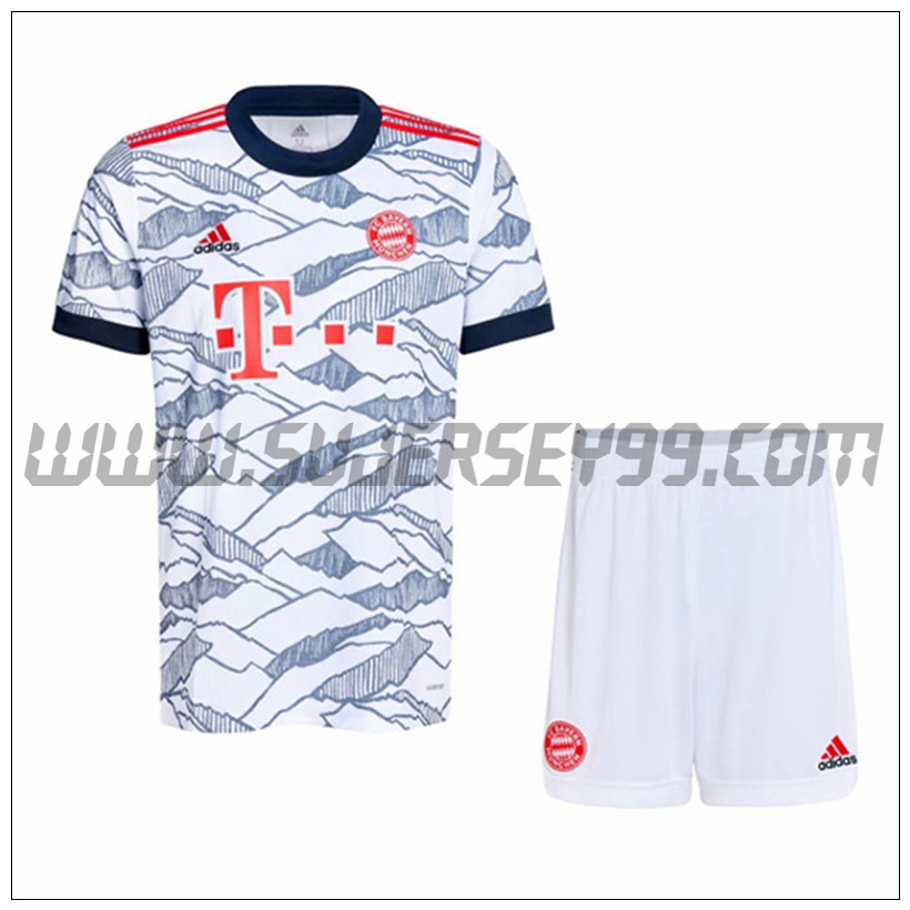 Tercera Equipacion del Bayern Munich Ninos 2021 2022